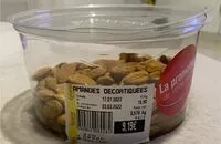 Mängden socker i Amandes decortiquees