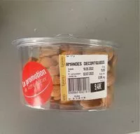 Mängden socker i Amandes décortiquees