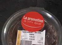 Mängden socker i Tapenade noire