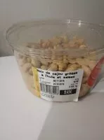 Mängden socker i Noix de cajou grillées à l'huile et salées