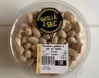 Mängden socker i Pistaches grillées à sec et salées