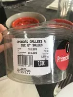 Mängden socker i Amandes grillees a sec et salees