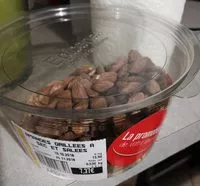 Mängden socker i Amandes grillées à sec et salees