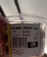 Mängden socker i Mélange apéritif salé