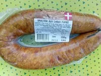 Mängden socker i Saucisse aux choux fumée