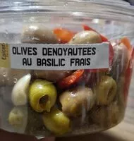 Mängden socker i Olives dénoyautées au basilic frais