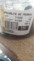 Mängden socker i spécialité de pruneau