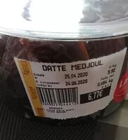 Mängden socker i Datte medjoul