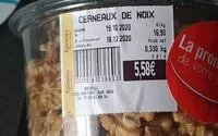 Mängden socker i Cerneaux de noix (de chez Grand Frais)