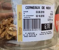 Mängden socker i Cerneaux de noix