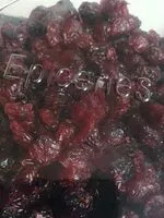 Mängden socker i Cranberries séchées en moitiés