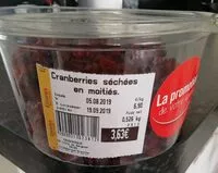 Mängden socker i Cranberries séchées en moitié