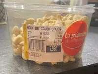 Mängden socker i Noix de cajou