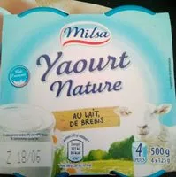 Mängden socker i Yaourt nature Brebis