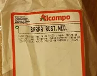 Mängden socker i Barra rústica mediana