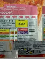 Mängden socker i Costilla iberica adobada