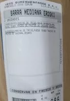 Mängden socker i Barra mediana