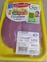 Mängden socker i Escalope de dinde