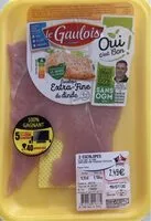 Mängden socker i Escalope extra-fine de dinde