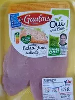 Mängden socker i Escalope extra-fine de dinde