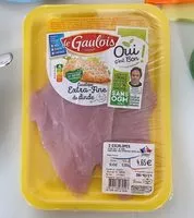 Mängden socker i Escalope extra fine de dinde