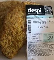 Mängden socker i Cordon bleu de volaille à poeler