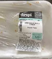 Mängden socker i Cordon bleu de volaille a poeler