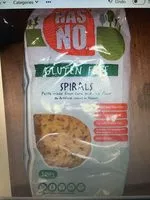 Mängden socker i Gluten free spirals pasta