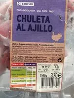 Mängden socker i Chuleta de pavo al ajillo