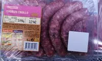 Mängden socker i Chorizo criollo