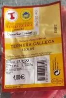 Mängden socker i Escalope Ternera Gallega