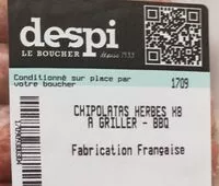 Mängden socker i Chipolatas herbes