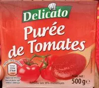 Mängden socker i Puree de tomates