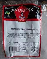 Mängden socker i Boudins noirs aux châtaignes