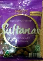 Chocolate sultanas