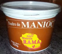 Mängden socker i Poudre de Manioc