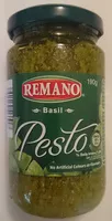 Mängden socker i Remano Basil Pesto