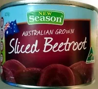 Mängden socker i Sliced beetroot