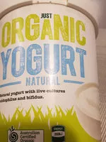 Mängden socker i Just organic yogurt