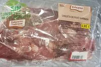 Mängden socker i Chuleta de pavo marinada