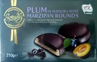 Mängden socker i Plum Marzipan Rounds in Madeira Wine