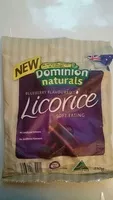 Mängden socker i Blueberry Flavoured Licorice