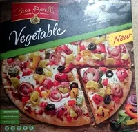 Mängden socker i Vegetable Pizza