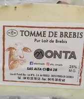 Mängden socker i Tomme corse