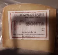 Mängden socker i Tomme de brebis