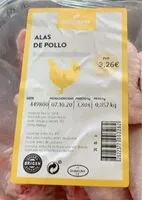 Mängden socker i Alas de pollo