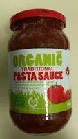 Mängden socker i Organic traditional pasta sauce