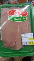 Mängden socker i Escalopes de dinde Halal (x 3) extra fines