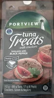 Mängden socker i Tuna Treats with Crackers