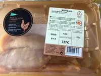 Mängden socker i Filetes de pollo de corral